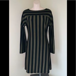 NWOT Nooworks”Rare”vertical stripe jersey dress